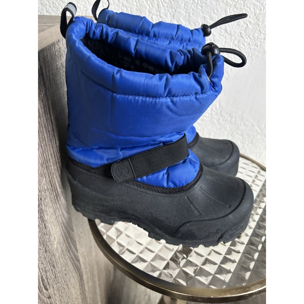 Northside Boys Blue High Top Fabric Robber Snow Boots S 2 - Picture 3 of 8